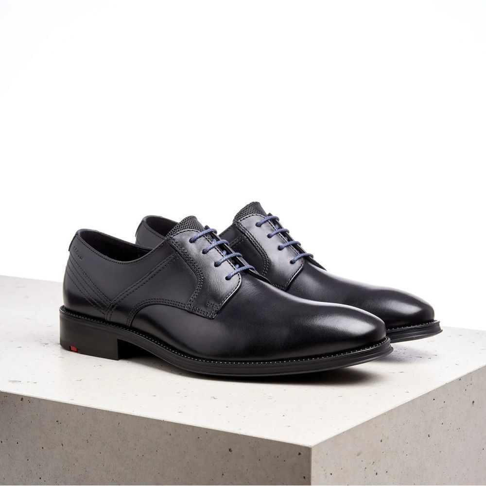 Lloyd Germany Gala Men’s Oxford Shoes Black Leather Size 15 New with Tags
